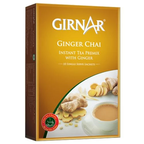 Girnar Instant Tea - Premix With Ginger,  10 pcs  -1.webp